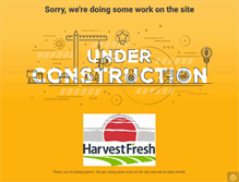 Tablet Screenshot of harvestfresh.co.za