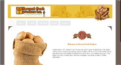 Desktop Screenshot of harvestfresh.org